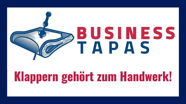 Startbild des Videos zum Thema Empfehlungen mit dem Logo der Business Tapas und dem Videotitel.