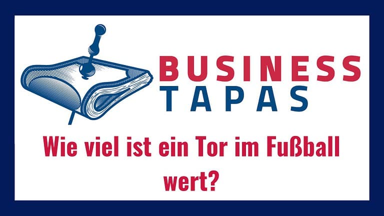 Startbild des Videos zum Thema Gehalt im Sport mit dem Logo der Business Tapas.