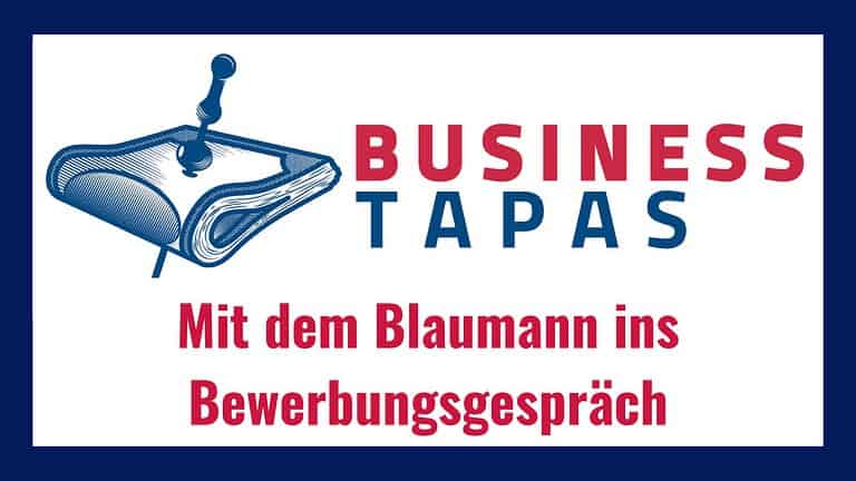 Startbild des Videos zum Thema Personalsuche mit dem Logo der Business Tapas und dem Titel des Videos.